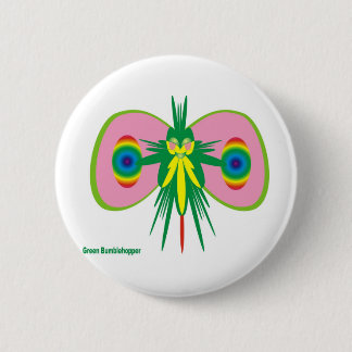 Green - Earth does not flourish without these! 6 Cm Round Badge