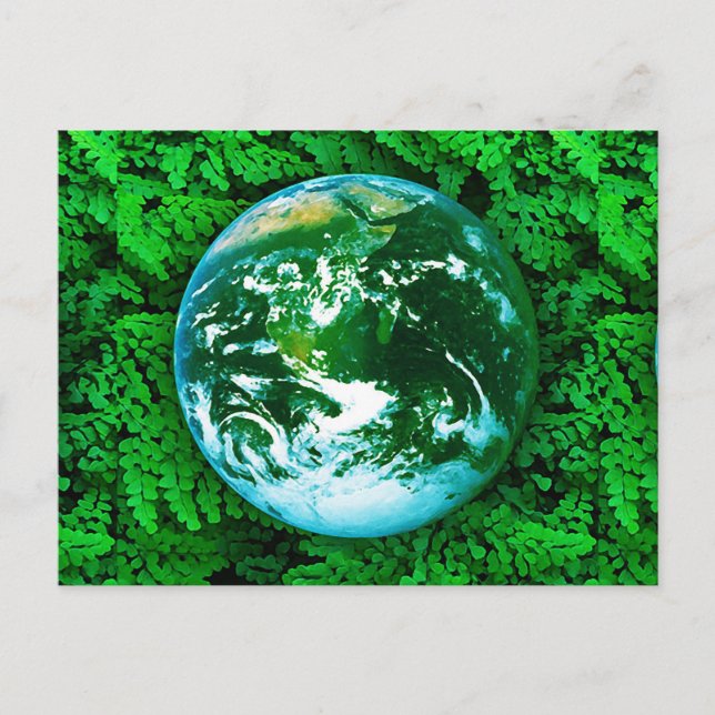 Green Earth - ecological awareness Postcard (Front)