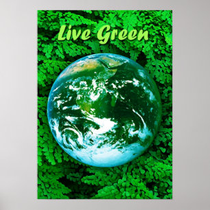 Green Earth - ecological awareness Poster