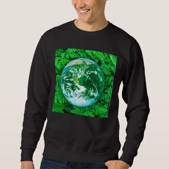 Green Earth - ecological awareness Sweatshirt (Front)