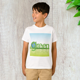 Green Earth Globe Eco Friendly Nature T-Shirt