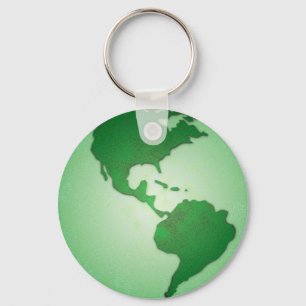 Green Earth Keychain