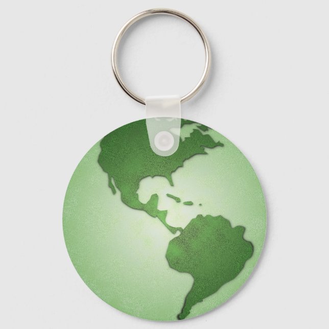 Green Earth Keychain (Front)