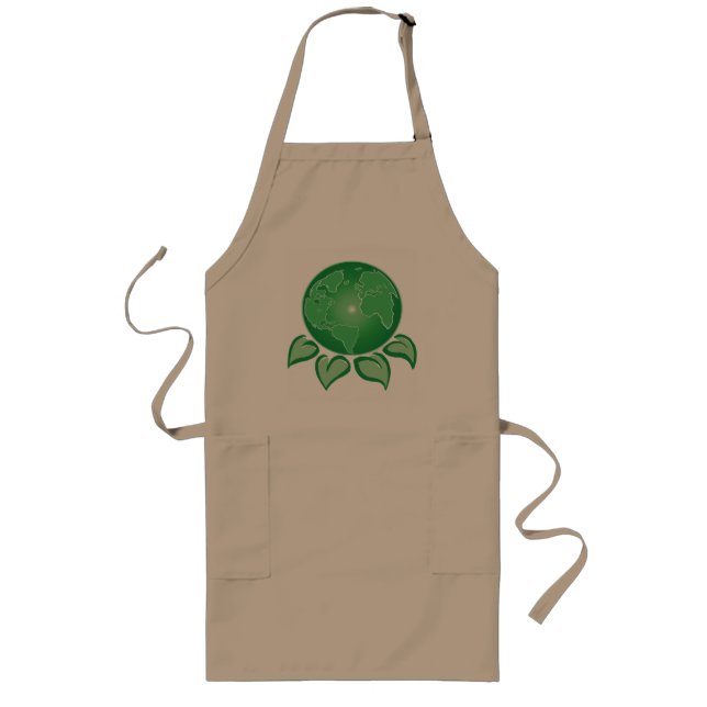 Green Earth Long Apron (Front)