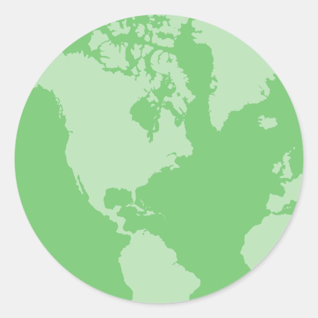 Green Earth Stickers (Front)