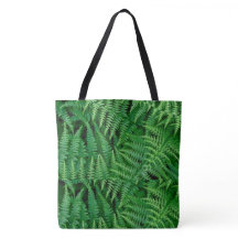 Green Earthy Fern Bag-A touch of Nature: