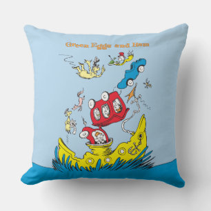 Green Eggs and Ham   I Do Not Like Them Anywhere Cushion
