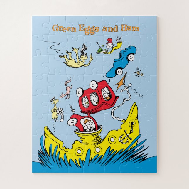 Green Eggs and Ham | I Do Not Like Them Anywhere Jigsaw Puzzle (Vertical)