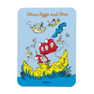 Green Eggs and Ham   I Do Not Like Them Anywhere Magnet