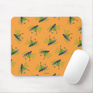 Green Eggs and Ham Pattern Mouse Mat