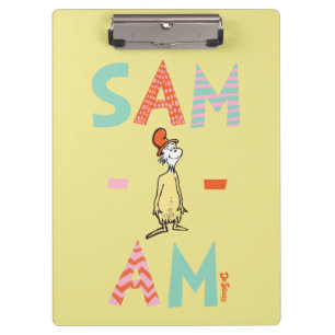 Green Eggs and Ham Sam-I-Am Clipboard