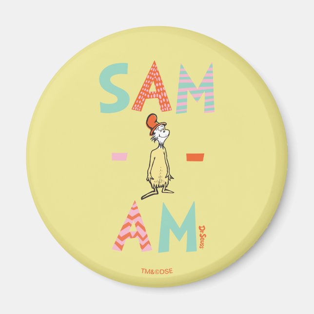 Green Eggs and Ham | Sam-I-Am Magnet (Front)