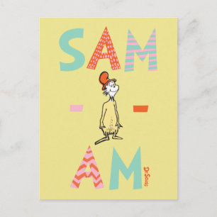 Green Eggs and Ham   Sam-I-Am Postcard