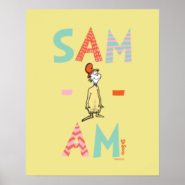 Green Eggs and Ham | Sam-I-Am Poster (Front)