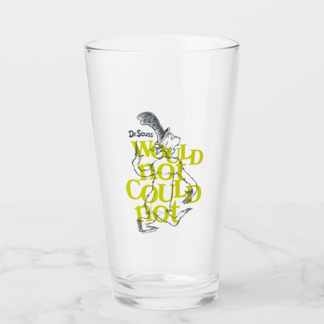 Green Eggs and Ham | Would Not Could Not Glass (Front)