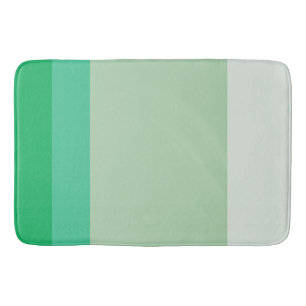 Green eggshell coriander stripes bath mat