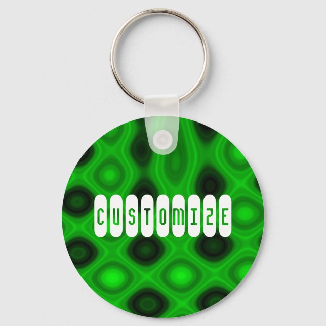 Green Electricity III - Template Key Ring (Front)