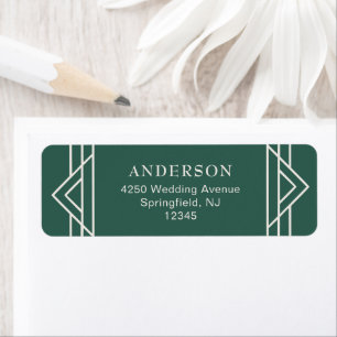 Green Elegant Classic Holiday Wedding