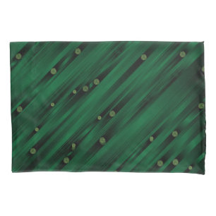 green,elegant, stylish, colour, pattern, shiny, fe pillowcase