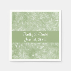 Green Elegant (Wedding) Napkin