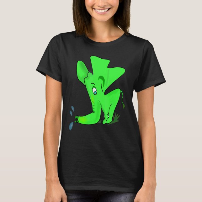 Green Elephant T-Shirt (Front)