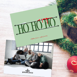 Green Elf Shenanigans Corporate Christmas Card