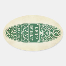 Green elixir of Invisibility potion sticker