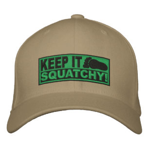 Green *EMBROIDERED* Keep It Squatchy! - Bobo's Embroidered Hat