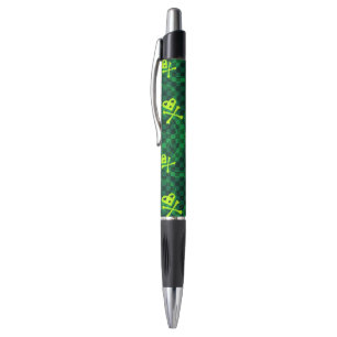 Green Emo Pattern With Circles
