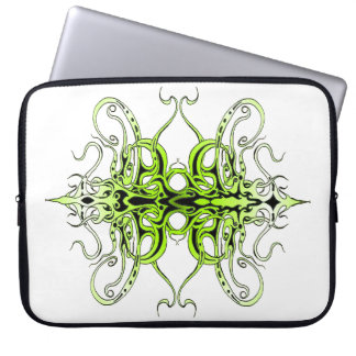 Green Empire Tribal Design Laptop Sleeve