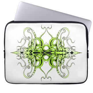 Green Empire Tribal Design Laptop Sleeve