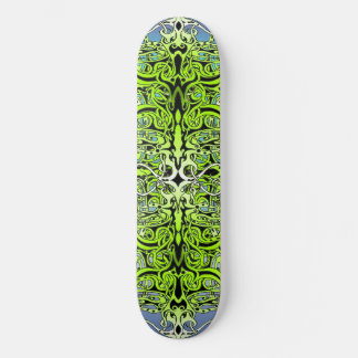 Green Empire Tribal Design Skateboard