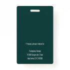 Green | Employee Photo ID Company Security