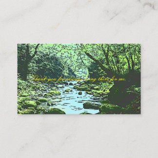 Green Enclosure Card