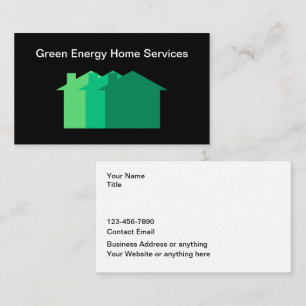 Green Energy Home Services Business Card