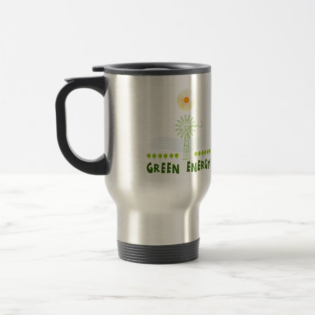 Green Energy Mug (Left)