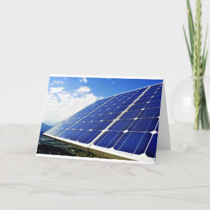 Green Energy Solar Power Card