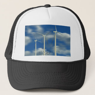 Green Energy Wind Turbine Trucker Hat