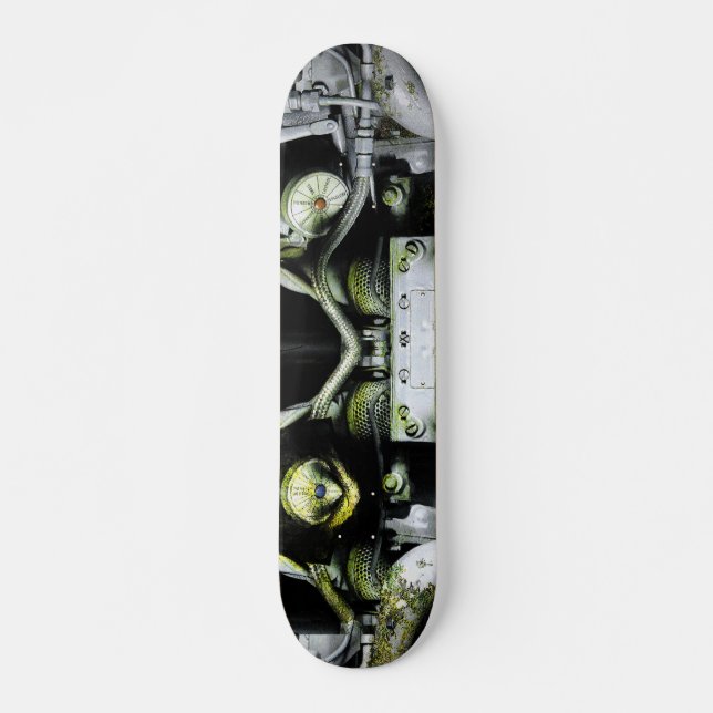 Green Engine Skateboard (Front)