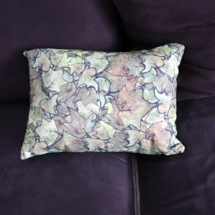 Green English Ivy Nature Watercolor Decorative Cushion