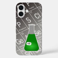Green Erlenmeyer Flask (with Initials) Chemistry