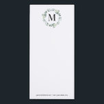 Green Eucalyptus Leaves Greenery Botanical Wedding Magnetic Notepad<br><div class="desc">This is a Green Eucalyptus Leaves Greenery Botanical Monogram Magnetic Notepad!</div>
