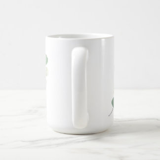 Green Eucalyptus Pastel Leaves Duvet Cover Coffee Mug