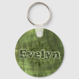 Green Evelyn Key Ring
