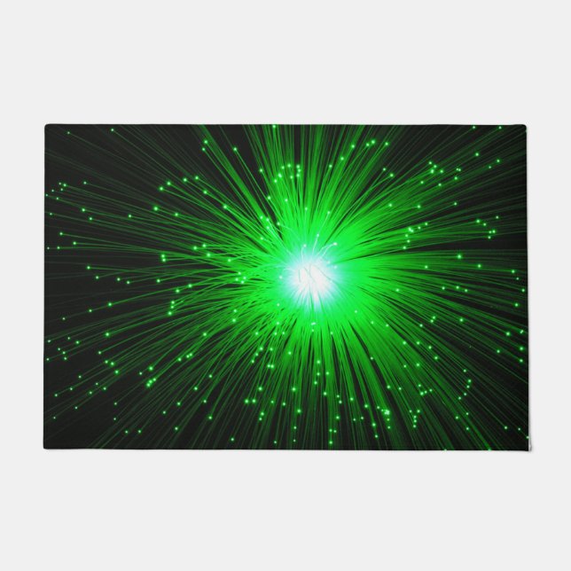 Green Explosion Doormat (Front)