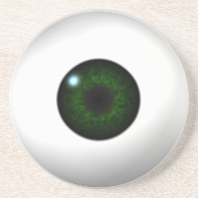 green eye coaster (Front)