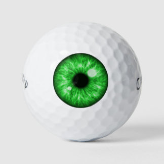 Green Eye Funny Golf Balls