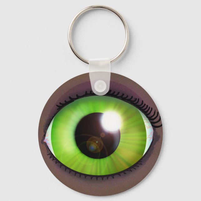 Green Eye Key Ring (Front)