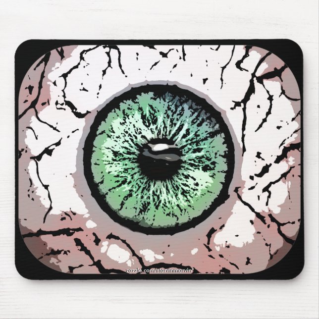 Green Eye mousepad (Front)