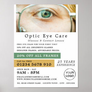 Green Eye, Optician, Technical Practitioner Poster